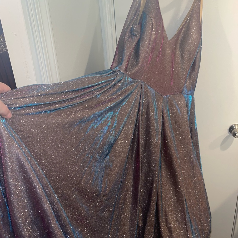 Sequence prom dress- princess style